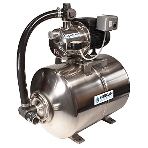 Photo 1 of B BURCAM QUALITY PUMPS SINCE 1978 506538SSZ 3/4HP Stainless Steel Shallow Well Jet Pump System