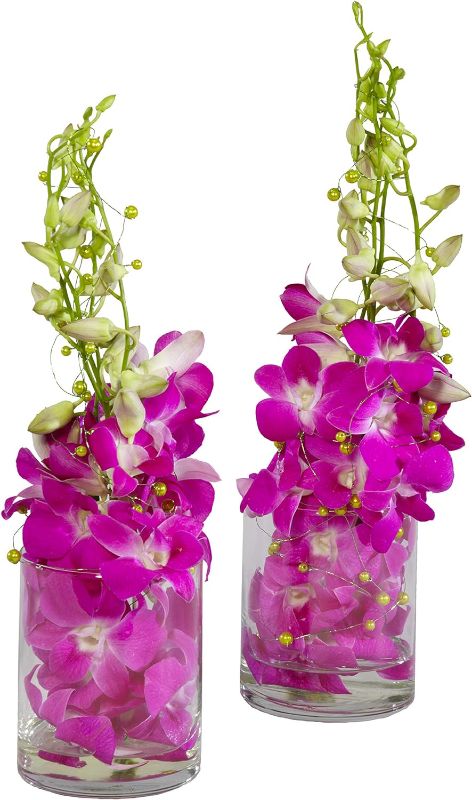 Photo 1 of **FLOWERS ARE NOT INCLUDED** Floral Supply Online - 6" Tall x 3.5" Wide - Cylinder Glass Vase and Flower Guide Booklet -for Weddings, Events, Decorating, Arrangements, Flowers, Office, or Home Decor.
Set Of 2
