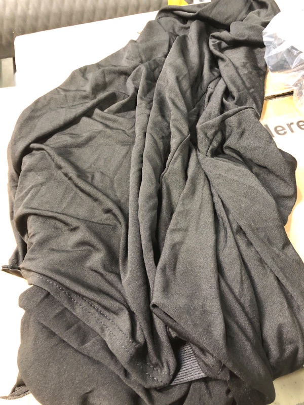 Photo 1 of 4 Pack Black Spandex Chair Covers for High Back Chairs in Stretch Washable Fabric for Wedding, Party,Holidays,Celebration and Other Special Events Black for High Back Chair 4