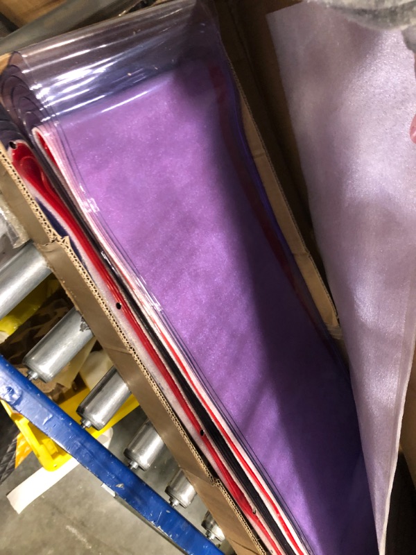 Photo 3 of Acepunch Clear Kit PVC Smooth Plastic Strip Door Curtain 4x7 ft. (48x84") Standard Clear Waterproof Commercial Walk in Freezers Warehouse Garage Gate Doorway Clean Rooms Heavy Duty Vinyl AP1173 47.2 x 82.6 in (4 x 7 ft.) Set