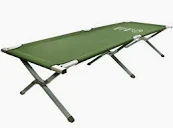 Photo 1 of  Green Camping Cot, Fold up Bed, Carrying Bag COT-V01