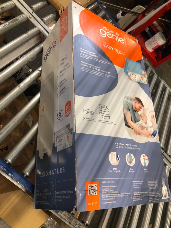 Photo 2 of Diaper Genie Expressions Pail | Odor-Controlling Baby Diaper Disposal System | Includes Diaper Pail and 1 Starter Refill Bag