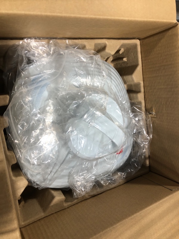 Photo 1 of Hydrus Robotic Cordless Pool Vacuum Cleaner for Above Ground Pools with Powerful Dual Brushless Motors,90 Mins Runtime, Self-Parking,Automatic Robot Cleaners for Inground Flat Pools up to 50 Ft Blue