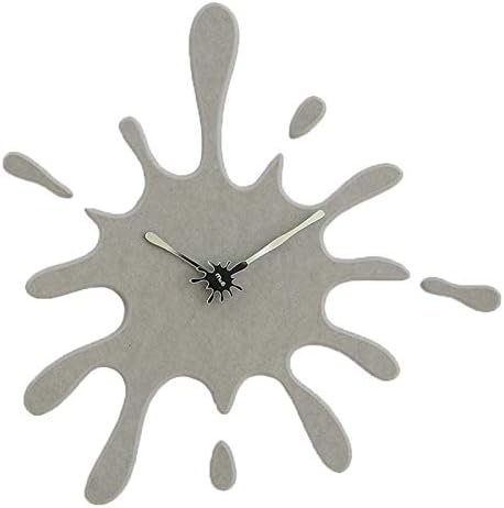 Photo 1 of 
Stephanie Imports Modern Minimalist Gray Ink Splash Silent Wall Clock (19.5” X 18.8”)