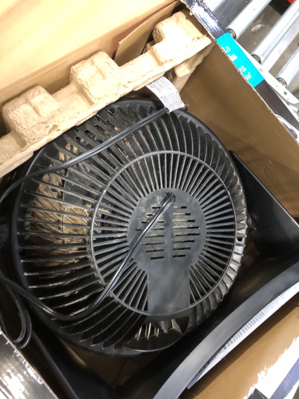 Photo 3 of 12 in. 3 Speed Whole Room Circulator Floor Fan