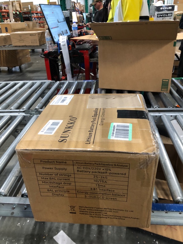 Photo 1 of SUNKKO D1524 15A 24S Battery Equalizer & Analyzer with Touch Screen and Two Equalization Modes, Intelligent Voltage Monitoring & Controlling System Battery Voltage Balancer for Lithium Battery Pack