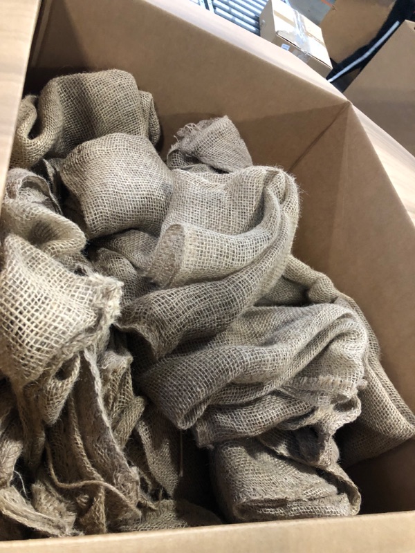 Photo 1 of Burlap squares 