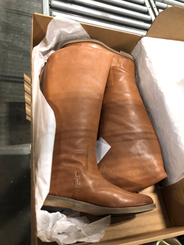 Photo 3 of Franco Sarto Women's Meyer 8.5 Light Brown Wide Calf