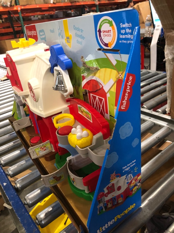 Photo 1 of Fisher-Price Little People Toddler Learning Toy Caring For Animals Farm Interactive Playset With Smart Stages For Ages 1+ Years Standard