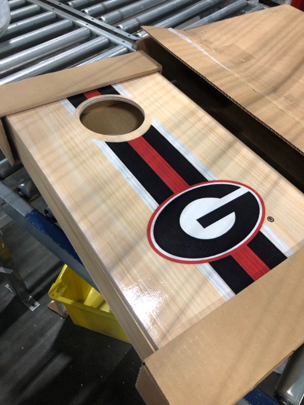 Photo 1 of Cornhole game Georgia State Themed 