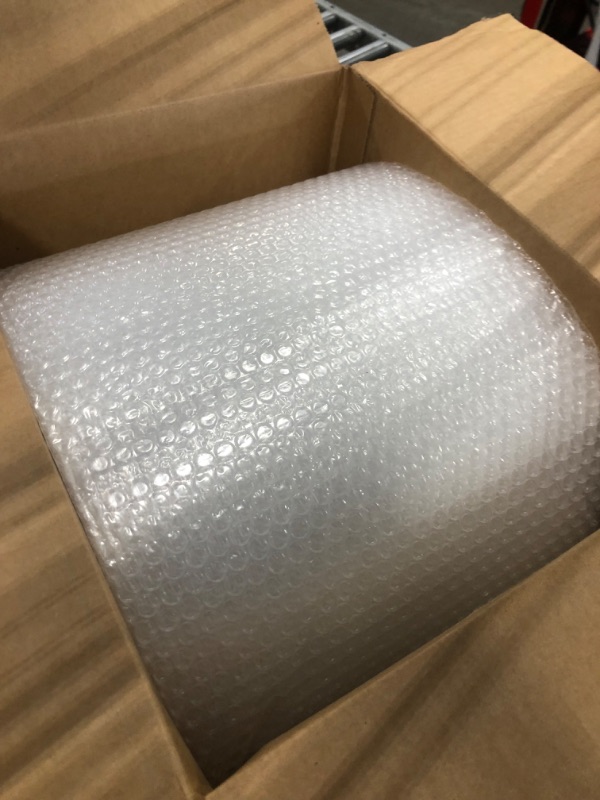 Photo 2 of Duck Brand Bubble Wrap Roll, 12” x 175’, Original Bubble Cushioning for Packing, Shipping, Mailing and Moving, Perforated Every 12” (286891) 12 in. x 175 ft.