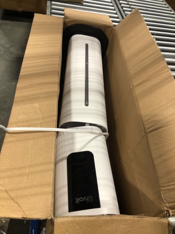 Photo 1 of LEVOIT OasisMist 1000S 10L Smart Humidifiers for Large Room Bedroom, Last 100 Hours, Cover Up to 600 sq ft, Voice and Remote Control, Humidity Setting, Auto Mode, Quiet, Aroma Box, Easy to Use & Clean Cool Mist White 10L