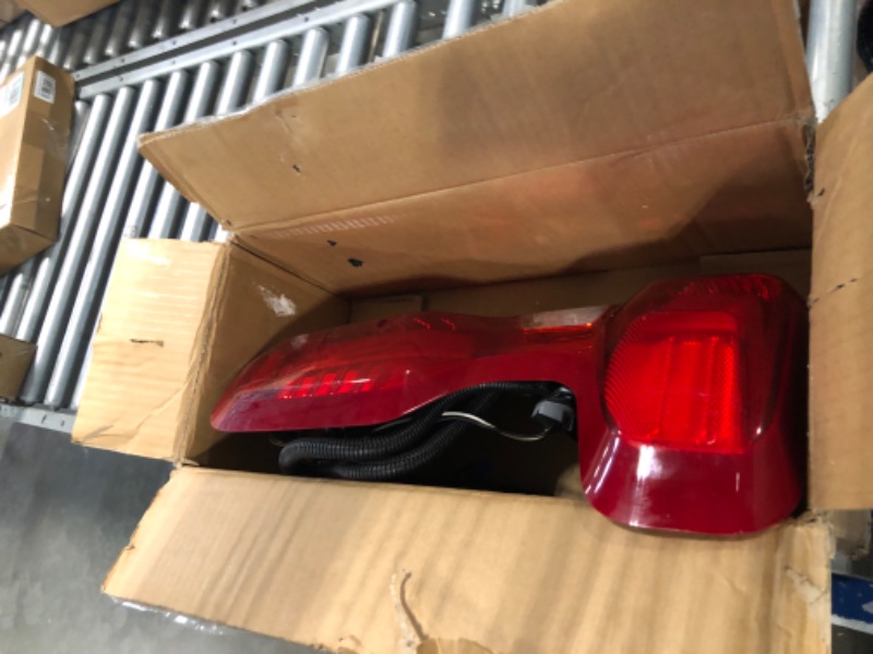 Photo 2 of Huray Tail Lights Assembly for 2019-2021 Chevy Silverado (Only for Halogen Type) OE Style Rear Brake Lamp Passenger Side Passenger Side (Right)
