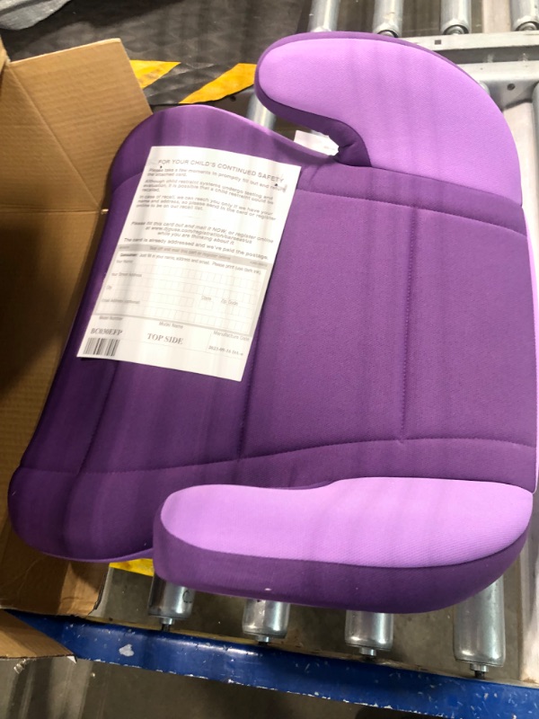 Photo 2 of Cosco Topside Booster Car Seat - Easy to Move, Lightweight Design (Grape), 1 Count (Pack of 1)