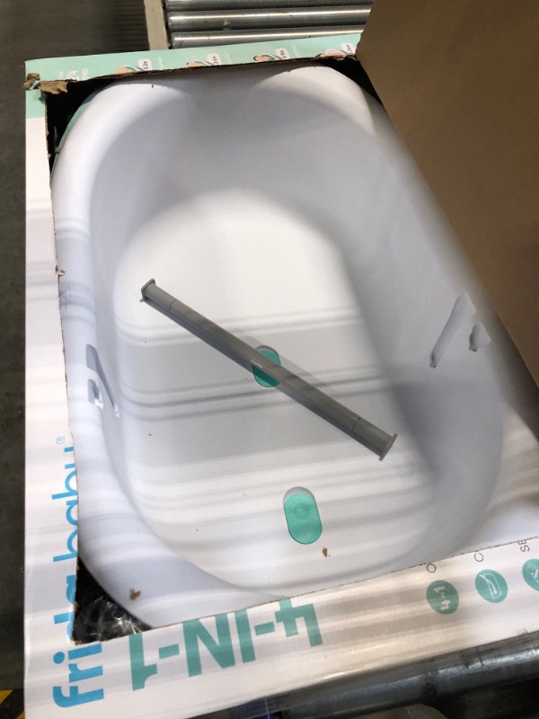 Photo 3 of 4-in-1 Grow-with-Me Bath Tub by Frida Baby Transforms Infant Bathtub to Toddler Bath Seat with Backrest for Assisted Sitting in Tub