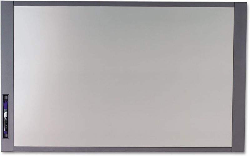 Photo 1 of Quartet Custom Imprint Boards-Custom Whiteboard, 37-1/2"x23", Graphite