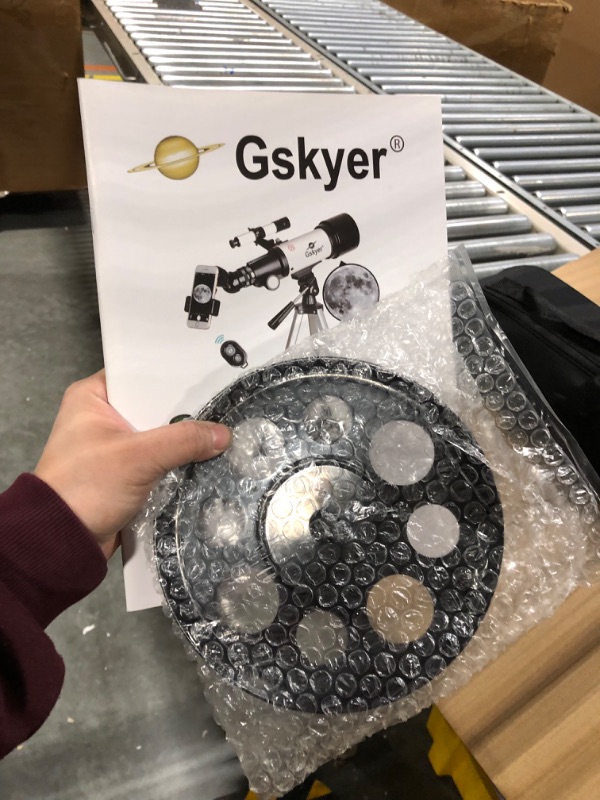 Photo 1 of Gskyer Telescope, 70mm Aperture 400mm AZ Mount Astronomical Refracting Telescope for Kids Beginners - Travel Telescope with Carry Bag, Phone Adapter and Wireless Remote