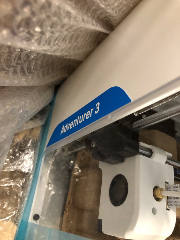 Photo 4 of FLASHFORGE Adventurer 3 3D Printer Leveling-Free with Quick Removable Nozzle and Heating Bed, Built-in HD Camera, Wi-Fi Cloud Printing