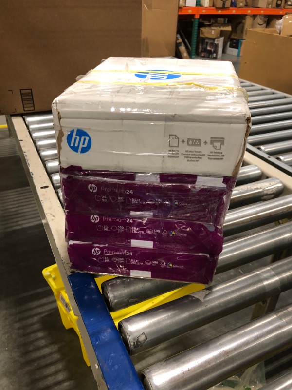 Photo 3 of HP Printer Paper | 8.5 x 11 Paper | Premium 24 lb | 5 Ream Case - 2500 Sheets | 100 Bright | Made in USA - FSC Certified | 115300C 5 Ream | 2500 Sheets Premium24