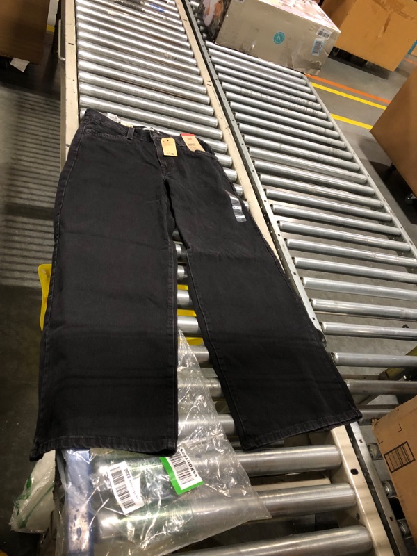 Photo 1 of Levi's Women's 94 Baggy Wide Leg Jean (Standard and Plus) Standard 28 Regular Over Exposure