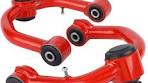 Photo 1 of YIZBAP 2PCS Front Upper Control Arms with Ball Joint For 1996-2002 4Runner 1995-2004 Tacoma, 2-4" Lift Suspension Control Arms (Red)