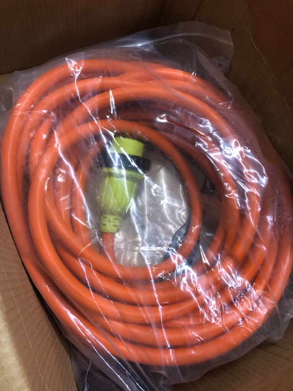 Photo 2 of Flameweld 30Amp RV Power Extension Cord - 50 Feet NEMA TT-30P to L5-30R Twist Locking, Heavy Duty RV Generator Power Extension Cord STW 10 * 3 Gauge 125V 30 Amp 50 FT Locking