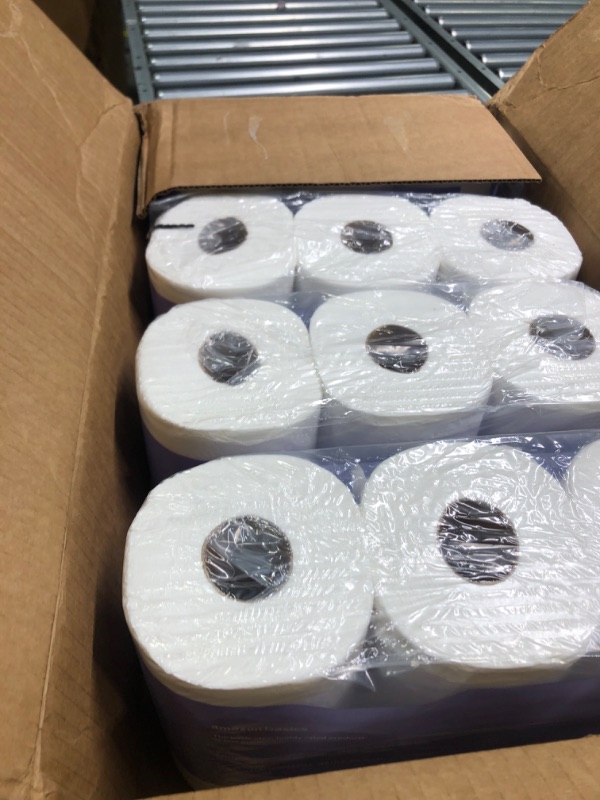 Photo 2 of Amazon Basics 2-Ply Toilet Paper 5 Packs, 6 Rolls per pack (30 Rolls total) (Previously Solimo)