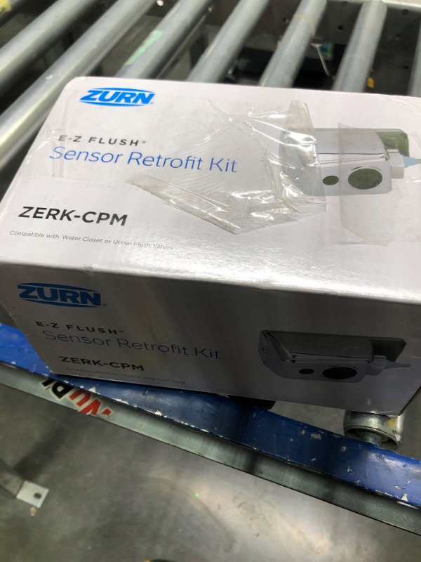 Photo 2 of Zurn ZERK-CPM AquaSense E-Z Flush Retrofit Kit with Metal Cover, Chrome & Z6000-WS1-YB-YC Manual Flush Valve, Z6000 Aquaflush Exposed Closet Flush Valve, Cast Wall Flange, 1.6 GPF, Sweat Solder Kit Commercial Retrofit Kit + Flush Valve 1.6 Gallon