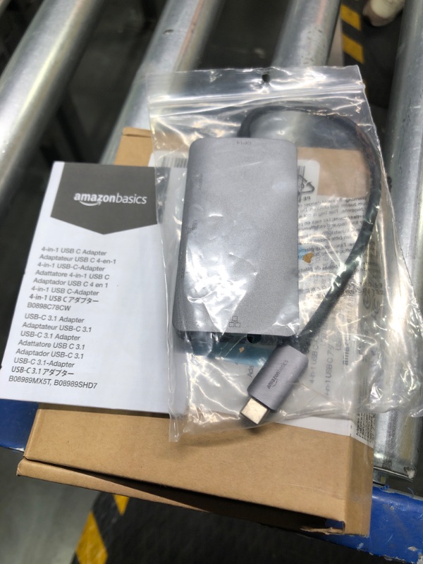 Photo 3 of Amazon Basics 4-in-1 USB C Adapter with USB-C to HDMI