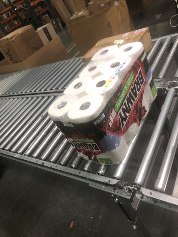 Photo 1 of Brawny® Tear-A-Square® Paper Towels, 8 Double Rolls = 16 Regular Rolls