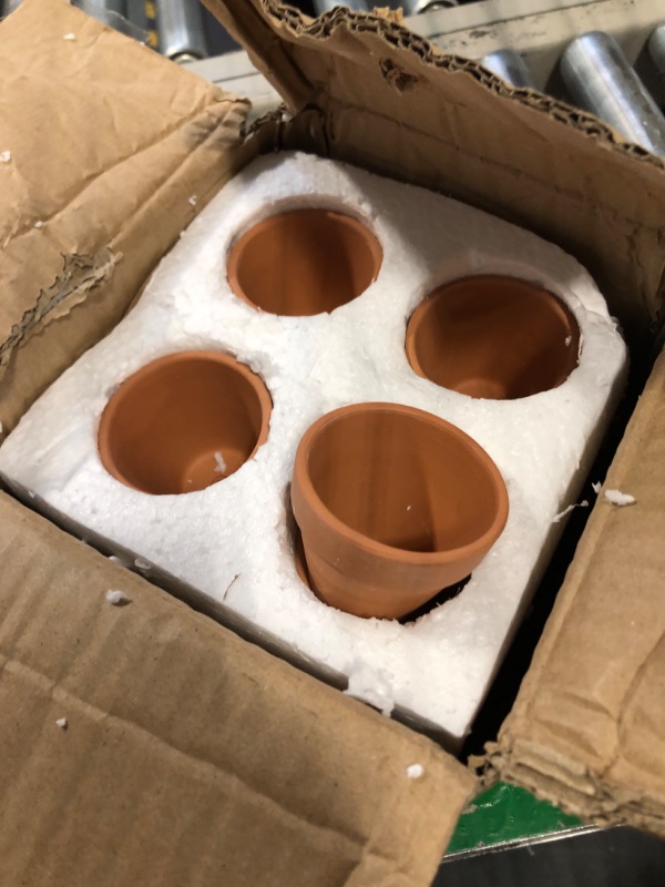 Photo 3 of 32pcs Small Mini Clay Pots