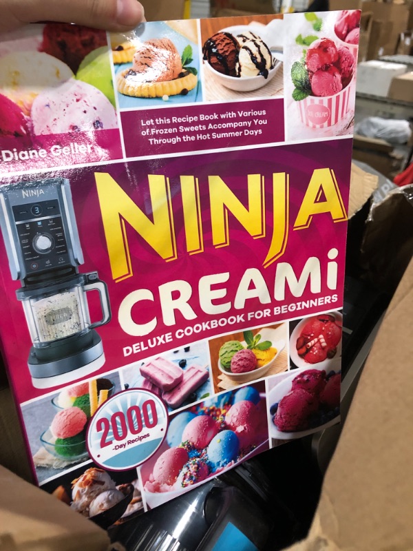 Photo 4 of Ninja NC501 CREAMi Deluxe 11-in-1 Ice Cream & Frozen Treat Maker for Ice Cream, Sorbet, Milkshakes, Frozen Drinks & More, 11 Programs, with 2 XL Family Size Pint Containers, Perfect for Kids, Silver 11 Functions + (2) 24 oz. Pints