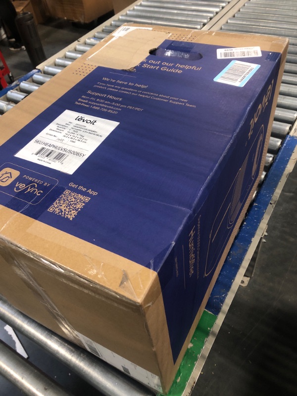 Photo 2 of LEVOIT Superior 6000S Smart Evaporative Humidifiers for Home Whole House up to 3000ft², 6 Gal, Last 72-Hour, Premium Filter, Dry Mode, Wheels & Water Fill Hose & Foldable Storage - Quiet Sleep Mode Evaporative White 23L