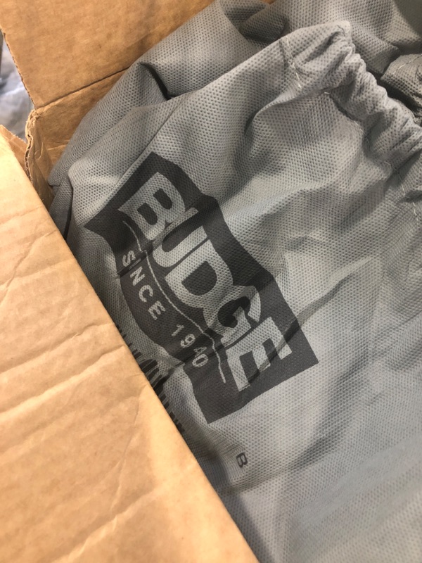 Photo 1 of Budge Rain Barrier Car Cover, Outdoor, Water-Resistant, Breathable, Car Cover fits Cars up to 200", Gray Size 3: Fits up to 16' 8"