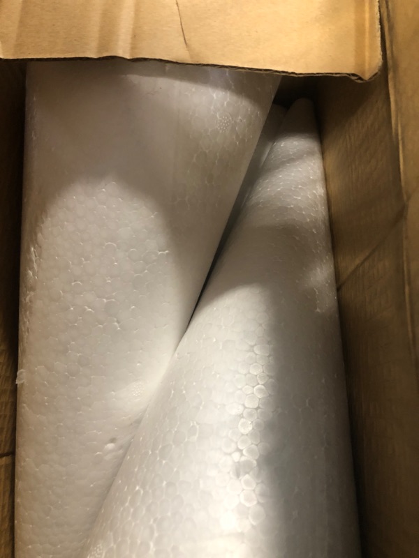 Photo 1 of 4 Pack Foam Tree Cones for DIY Crafts, Xmas Party Decor, Christmas Gnomes (5.5 x 13.5 in)