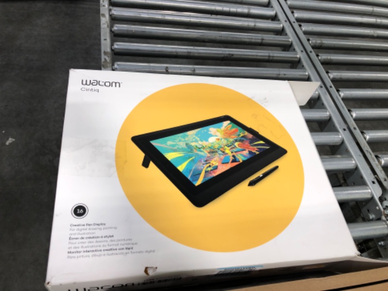 Photo 2 of Wacom Cintiq 16 Drawing Tablet with Screen (DTK1660K0A) Bundle with Wacom Pro Pen Slim (KP301E00DZ) Small Drawing Tablet + Pen Slim