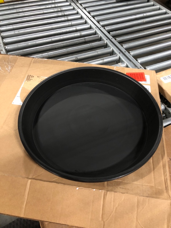 Photo 3 of 2 Pack of 17 inch Plant Saucer (15 inch Base), 2.3" Depth, Plant Trays for Pots, Plastic Plant Saucers for Indoors, Plant Water Tray, Flower Pot Drip Trays for Planter (17", Black)