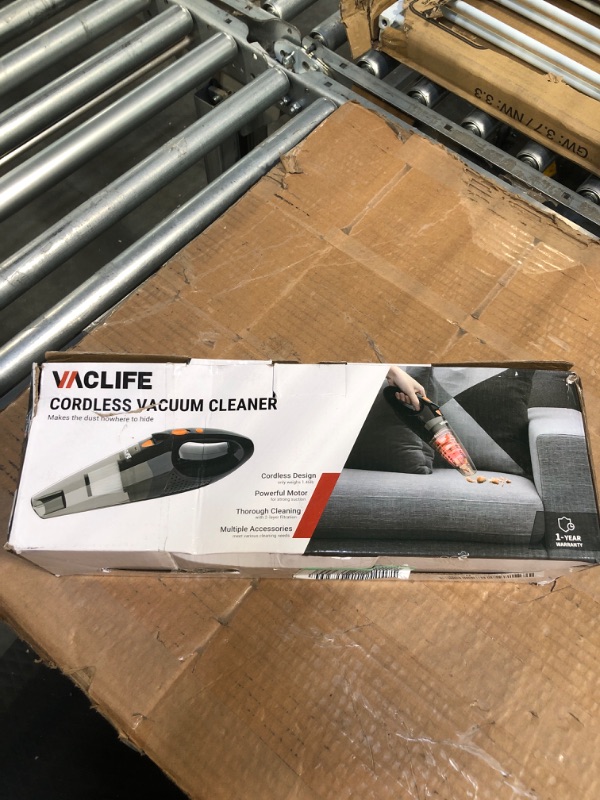 Photo 2 of VacLife Handheld Vacuum, Car Vacuum Cleaner Cordless, Orange (VL189) Orange AK-007A