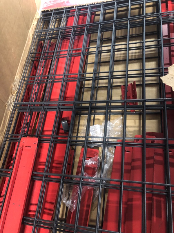 Photo 1 of 5-Tier Heavy Duty Boltless Steel Garage Storage Shelving Unit in Red (48 in. W x 78 in. H x 24 in. D)