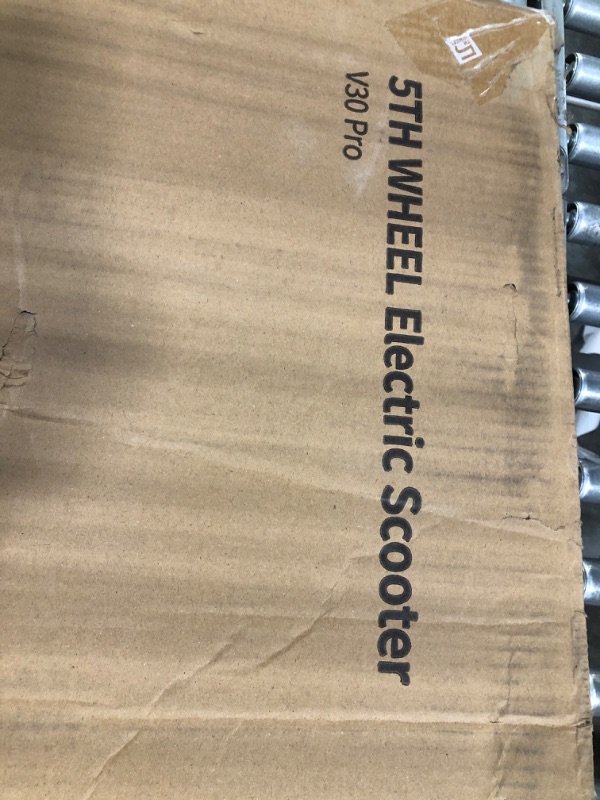 Photo 4 of 5TH WHEEL V30PRO Electric Scooter with Turn Signals - 19.9 Miles Range & 18 MPH, 350W Motor, 10" Inner-Support Tires, Dual Braking System and Cruise Control, Foldable Electric Scooter for Adults V30PRO/19.9 Miles/18 Mph