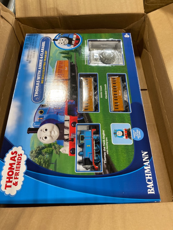 Photo 3 of Bachmann Trains - Thomas & Friends Thomas with Annie and Clarabel Ready To Run Electric Train Set - HO Scale