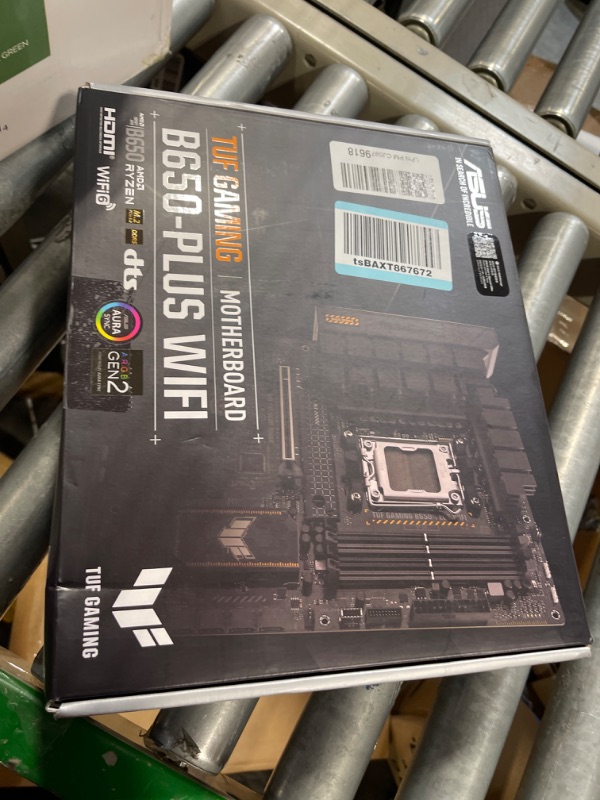 Photo 2 of ASUS TUF Gaming B650-PLUS WiFi Socket AM5 (LGA 1718) Ryzen 7000 ATX Gaming Motherboard(14 Power Stages, PCIe® 5.0 M.2 Support, DDR5 Memory, 2.5 Gb Ethernet, WiFi 6, USB4® Support and Aura Sync)