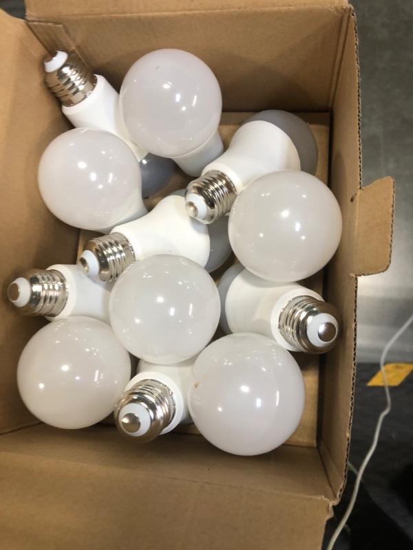 Photo 3 of 12-Pack A19 LED Light Bulbs, 100W Equivalent Bulbs, 13W 5000K Daylight White LED Bulbs with Standard E26 Medium Base, Super Bright 1500 Lumens, CRI85+, No Flicker Non-Dimmable Bulbs for Lamp