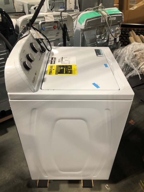 Photo 3 of Whirlpool 3.8-cu ft High Efficiency Impeller and Agitator Top-Load Washer (White)