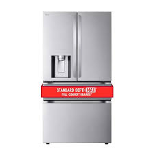 Photo 1 of LG Standard Depth MAX 28.6-cu ft 4-Door Smart French Door Refrigerator with Dual Ice Maker (Fingerprint Resistant) ENERGY STAR
