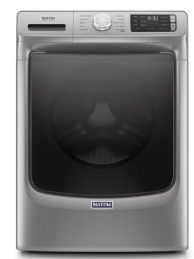 Photo 1 of Maytag 4.5-cu ft High Efficiency Stackable Steam Cycle Front-Load Washer (Metallic Slate) ENERGY STAR