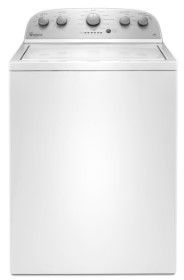 Photo 1 of Whirlpool 3.5-cu ft High Efficiency Agitator Top-Load Washer (White)