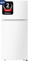 Photo 1 of Hisense 18-cu ft Top-Freezer Refrigerator (White)