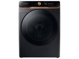 Photo 1 of Samsung 7.5-cu ft Stackable Steam Cycle Smart Electric Dryer (Brushed Black) ENERGY STAR
