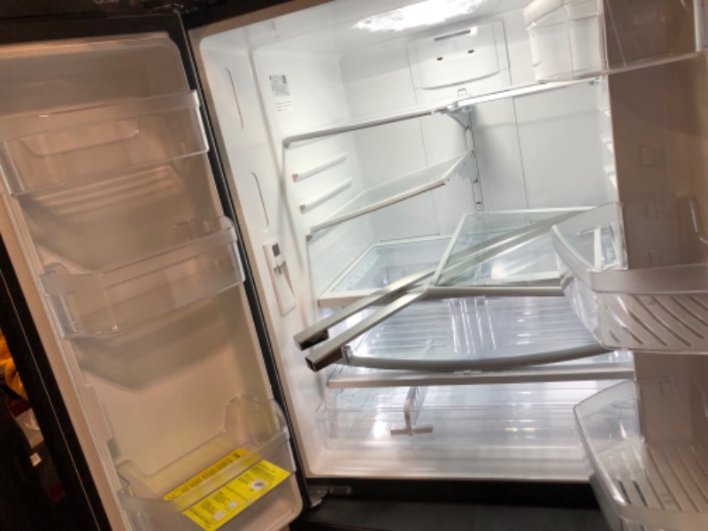 Photo 9 of GE 24.8-cu ft French Door Refrigerator with Ice Maker (Stainless Steel) ENERGY STAR
